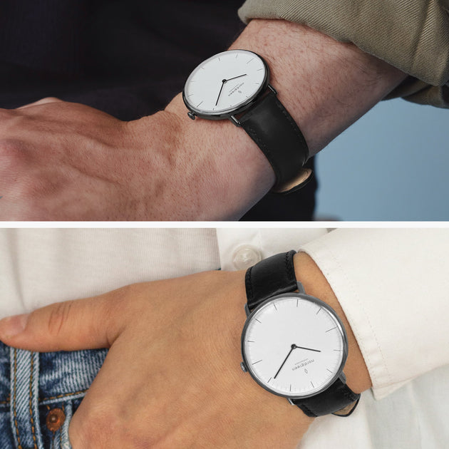 Native - L’offre Groupée Cadran Noir Bronze | Maille Bronze / Nato Vert Olive / Cuir Noir Bracelets