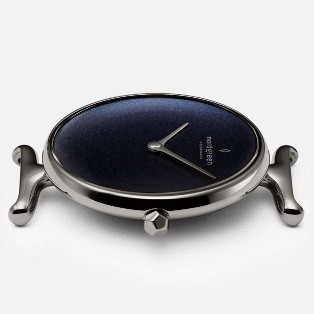 Unika - L’offre Groupée Cadran Noir Arc-en-Ciel Bronze | Maille / Cuir Noir